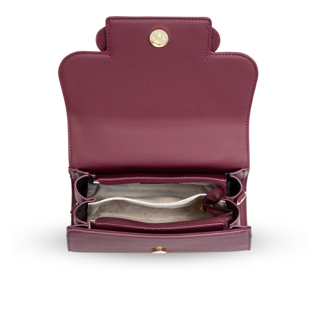 Lea Handtasche bordeauxrot