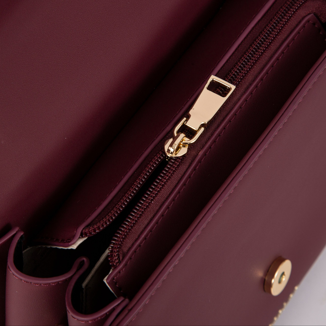 Lea Handtasche bordeauxrot