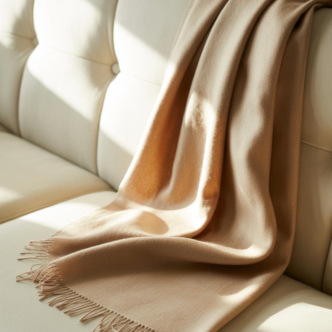 Sjaal beige