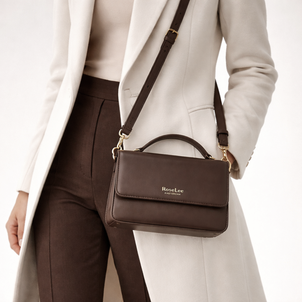 Ivy handtas - Donker bruin