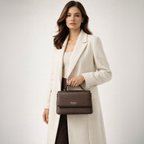 Ivy handtas - Donker bruin