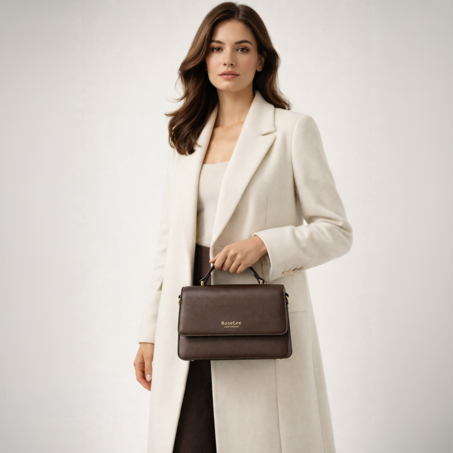 Ivy handtas - Donker bruin