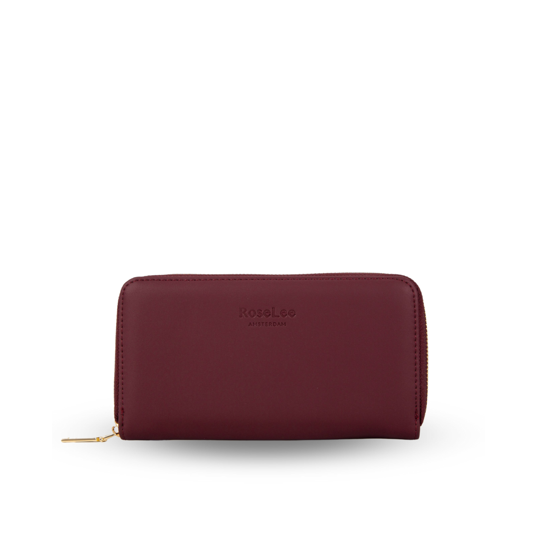 Lea portomonnee bordeaux rood
