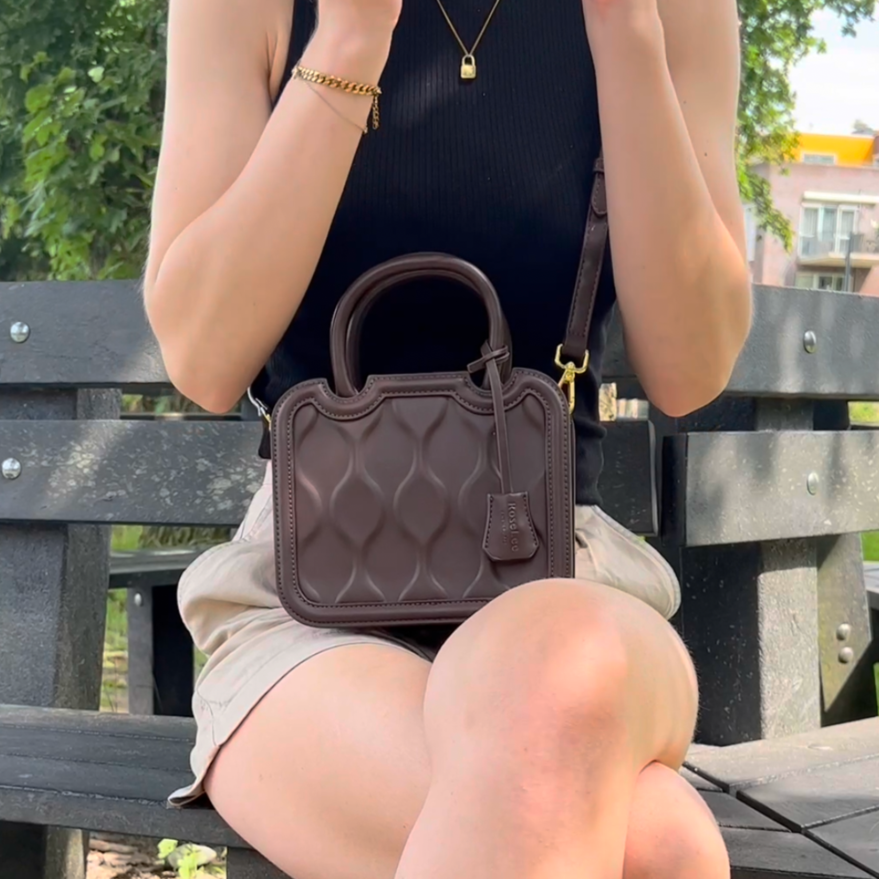 Hannah handbag - Brown