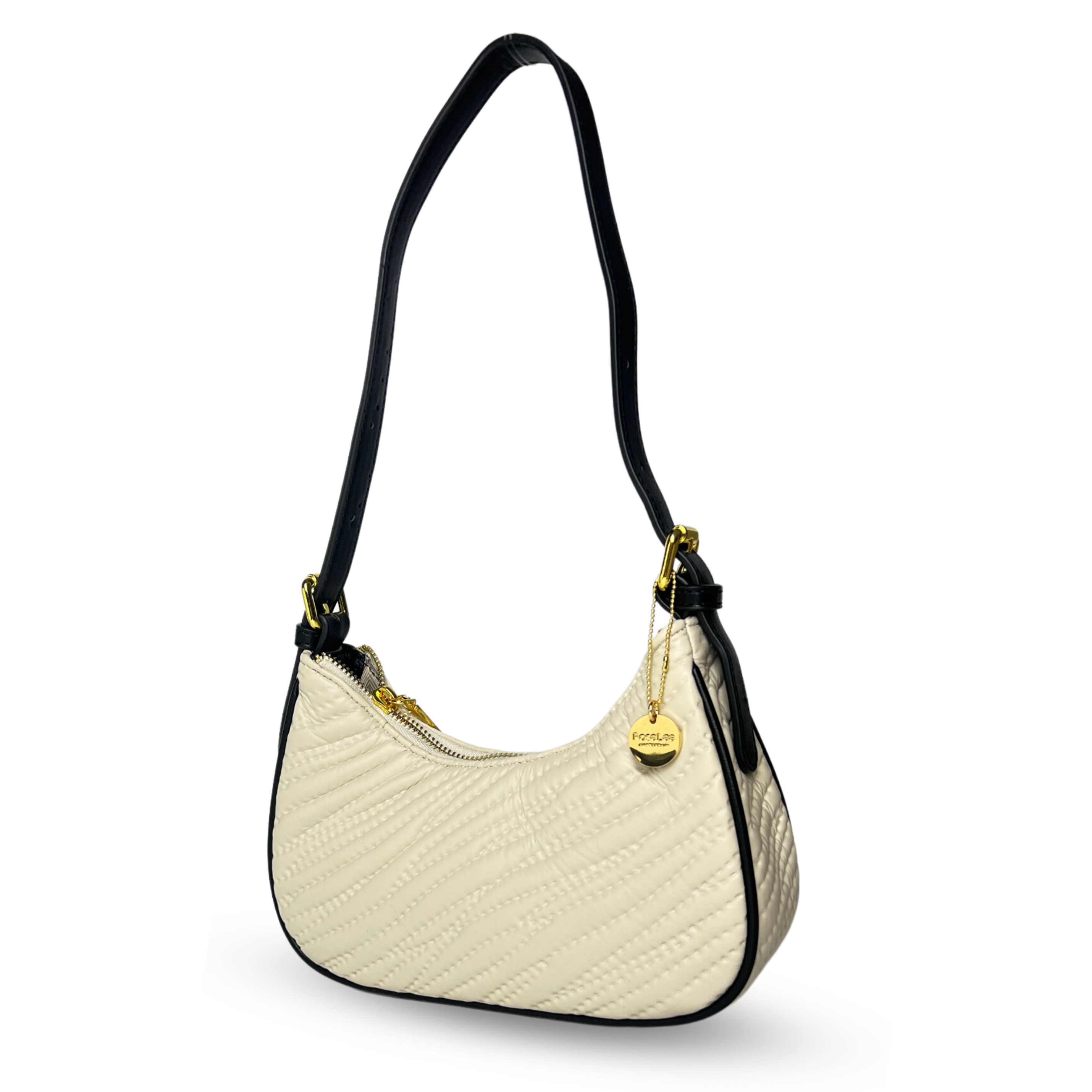 Lily handbag - White/black