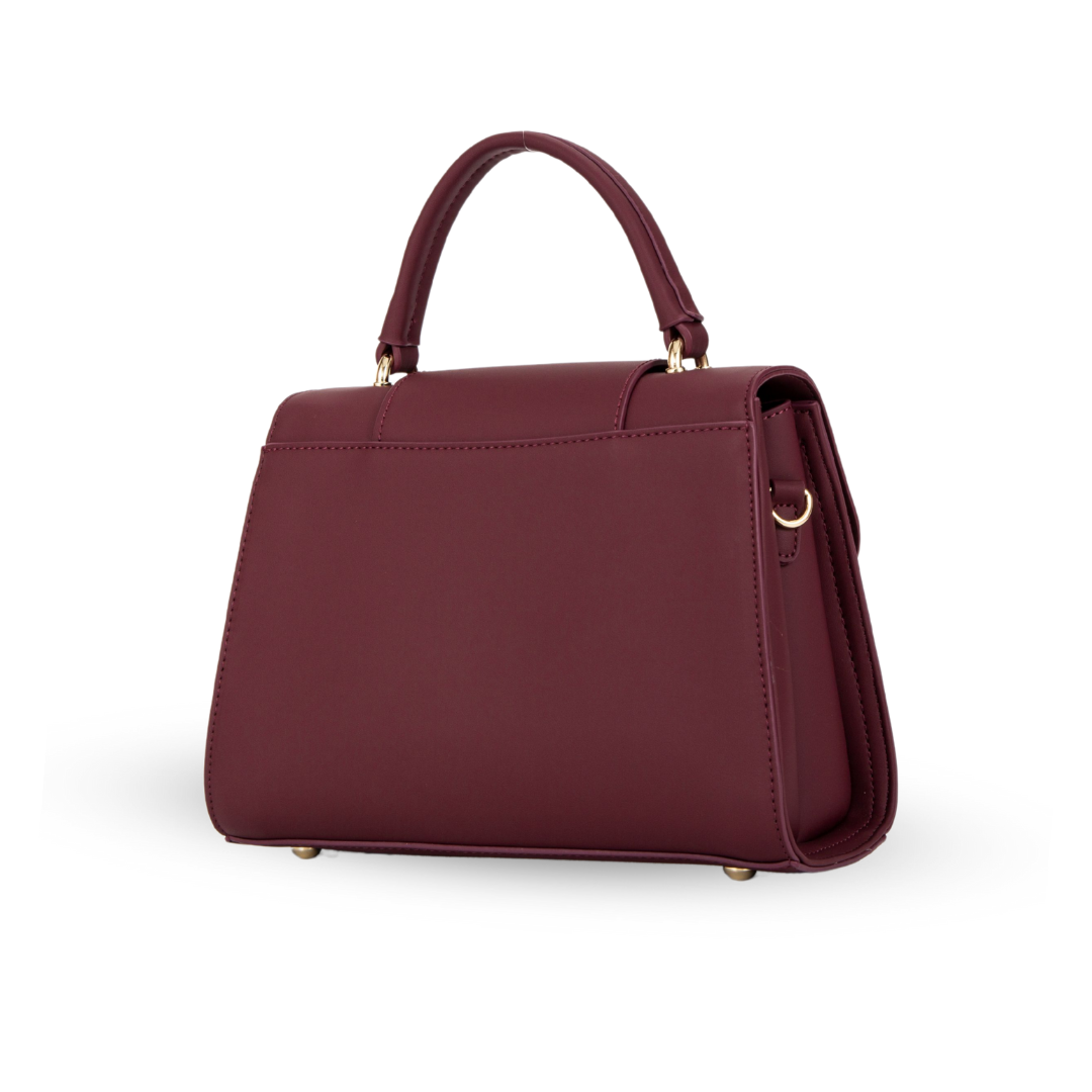 Lea handtas bordeaux rood