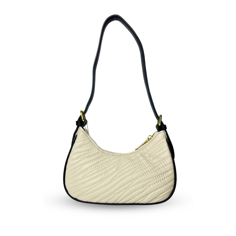 Lily handbag - White/black