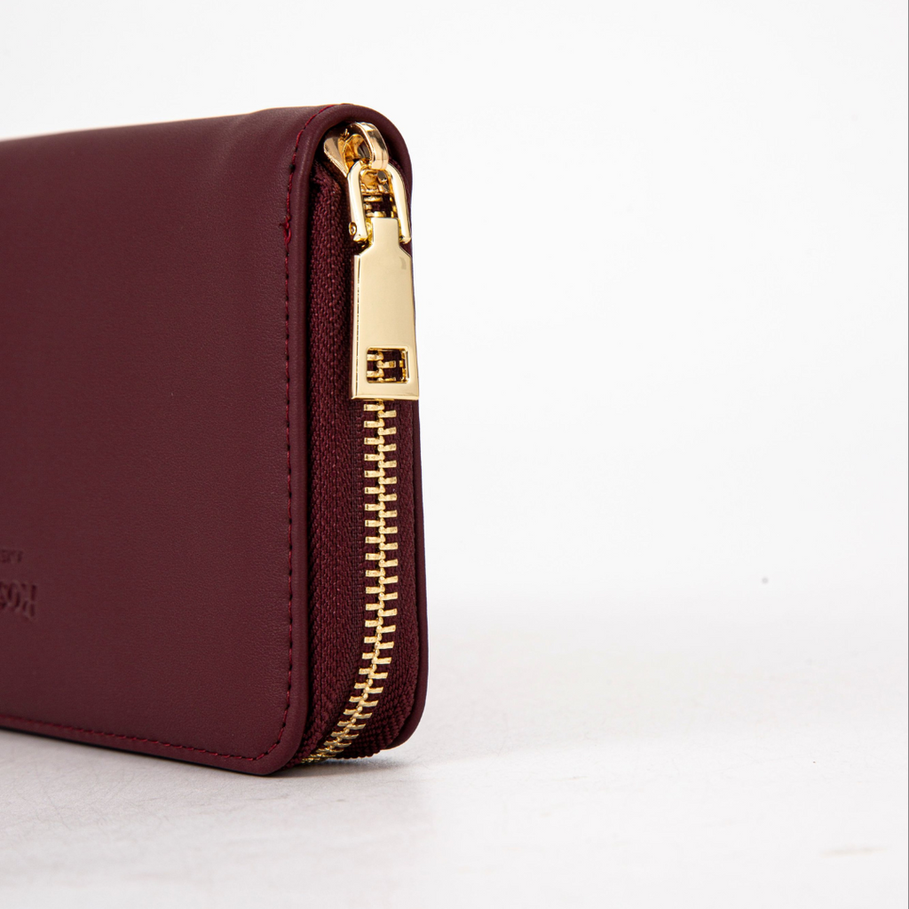Lea portomonnee bordeaux rood