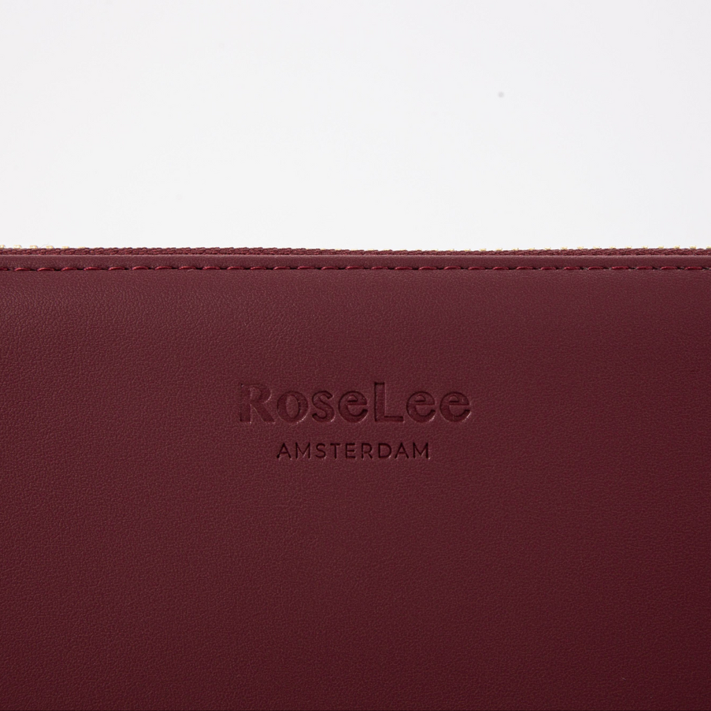 Lea portomonnee bordeaux rood