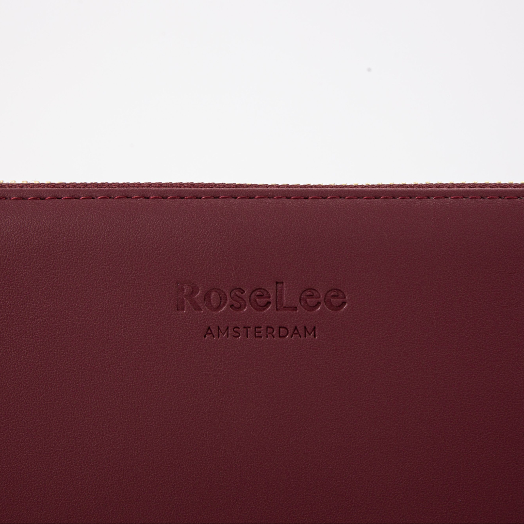 Lea portomonnee bordeaux rood
