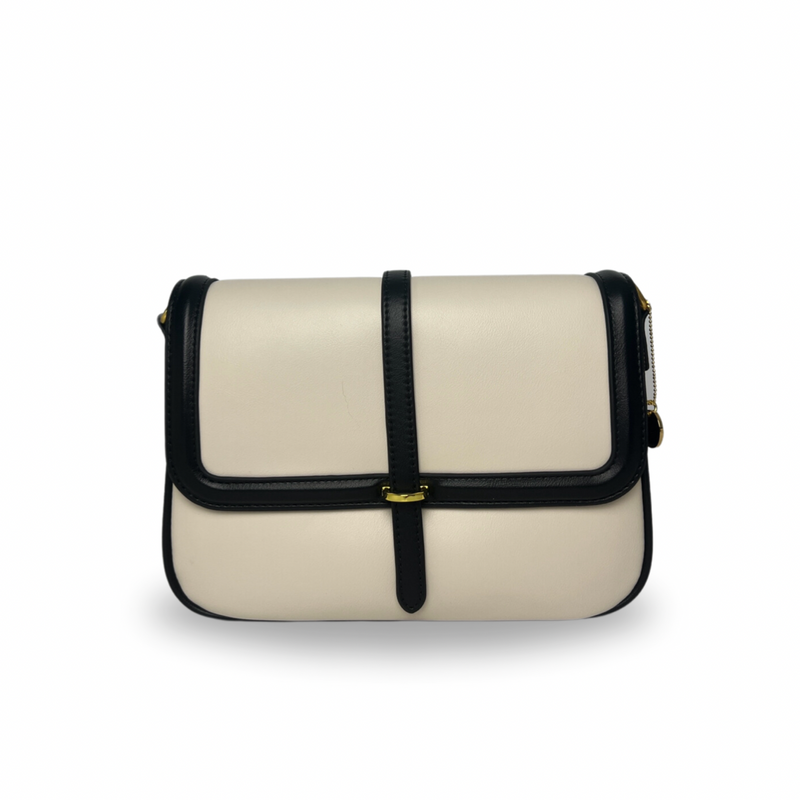 Daisy Shoulder Bag - White/Black