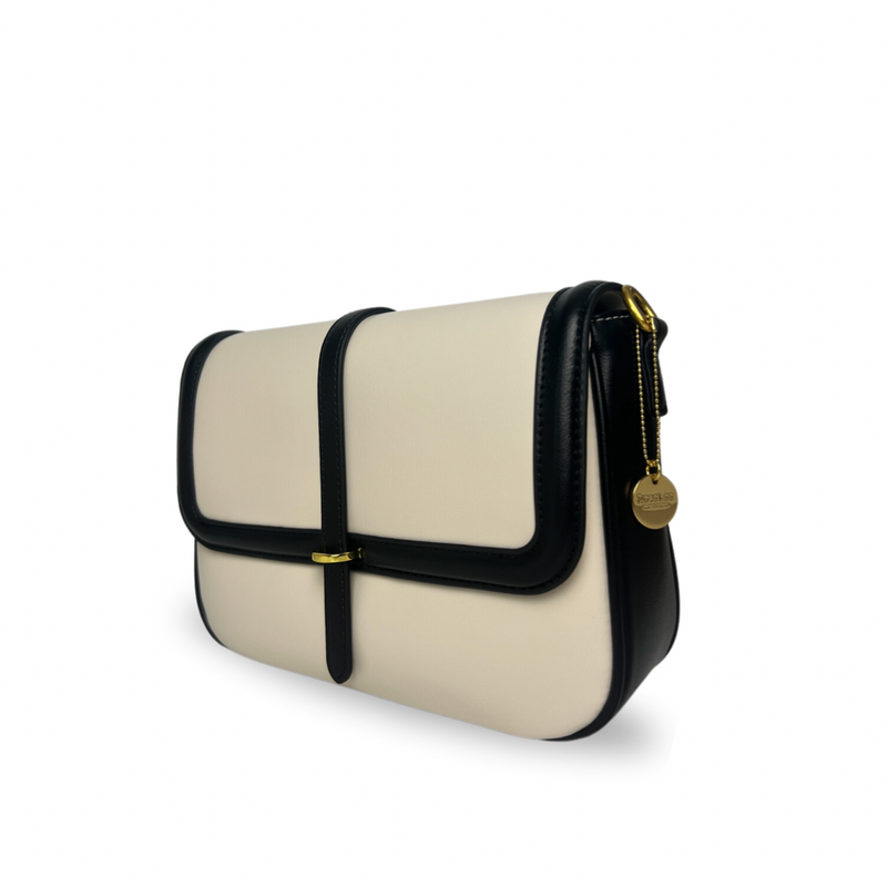 Daisy Shoulder Bag - White/Black