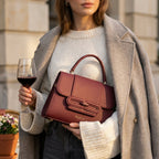 Lea handtas - bordeauxrood