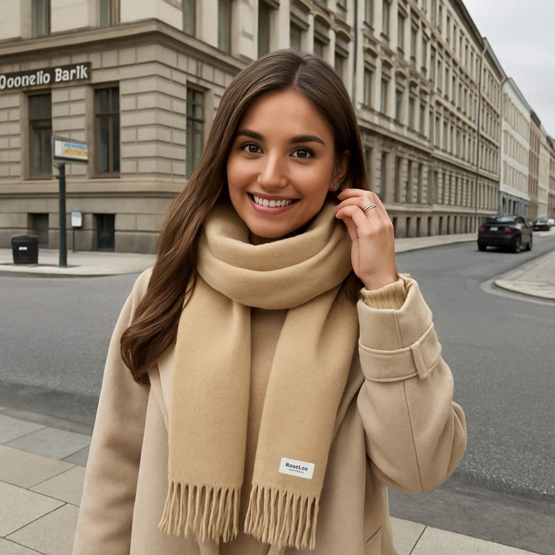 Sjaal beige