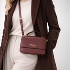 Ivy handtas - Bordeaux rood