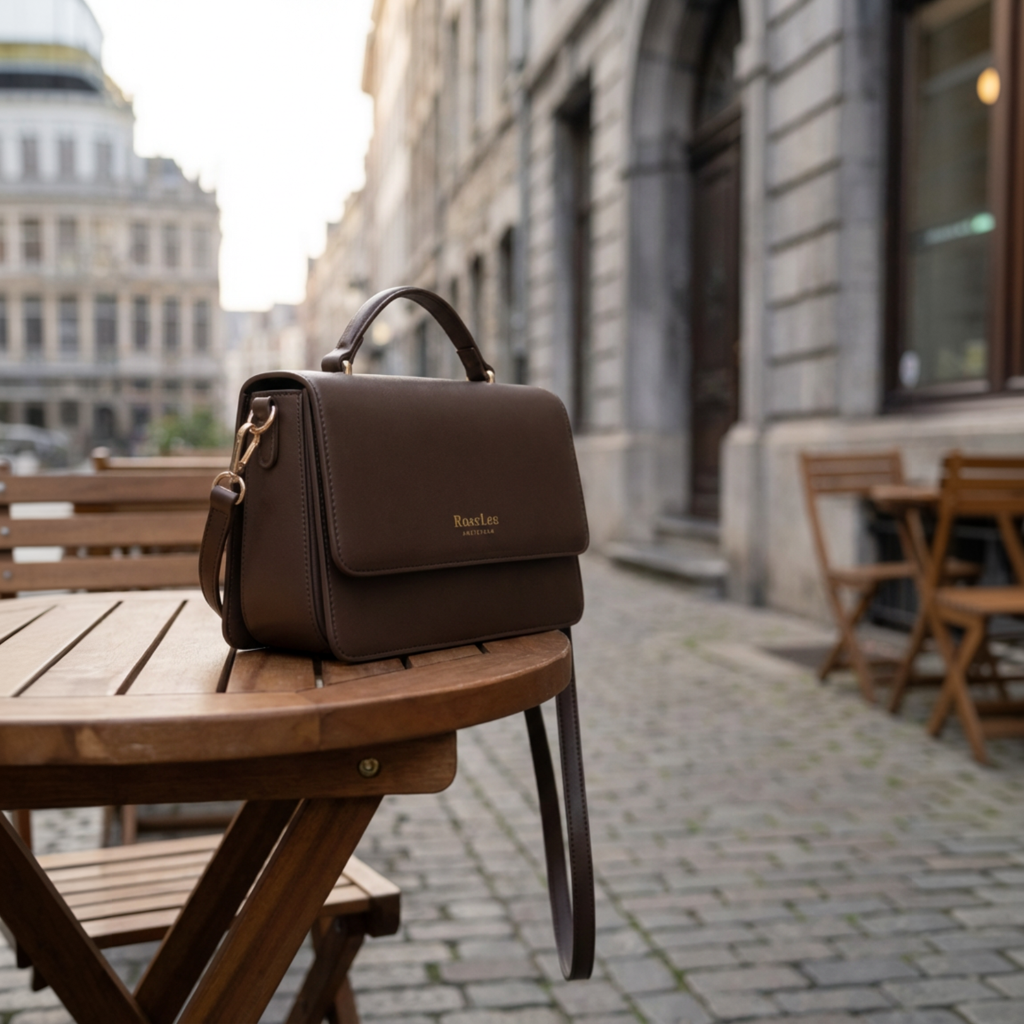 Ivy handtas - Chocolade bruin