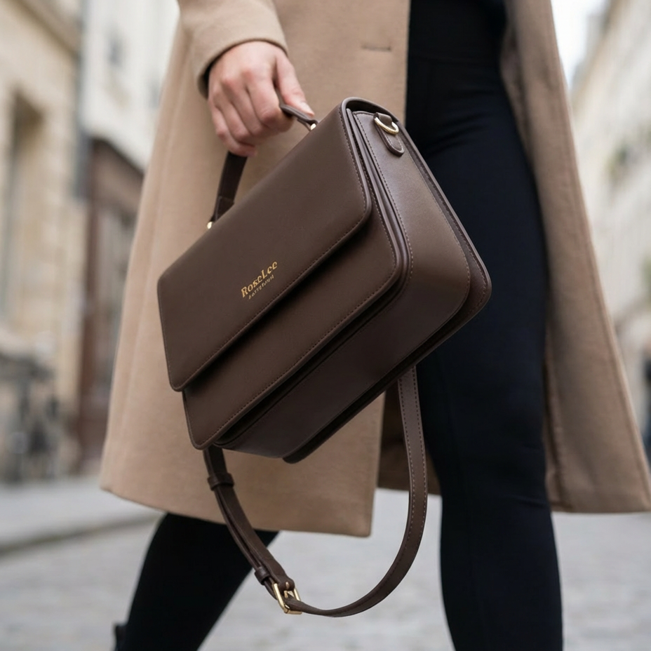 Ivy handtas - Chocolade bruin