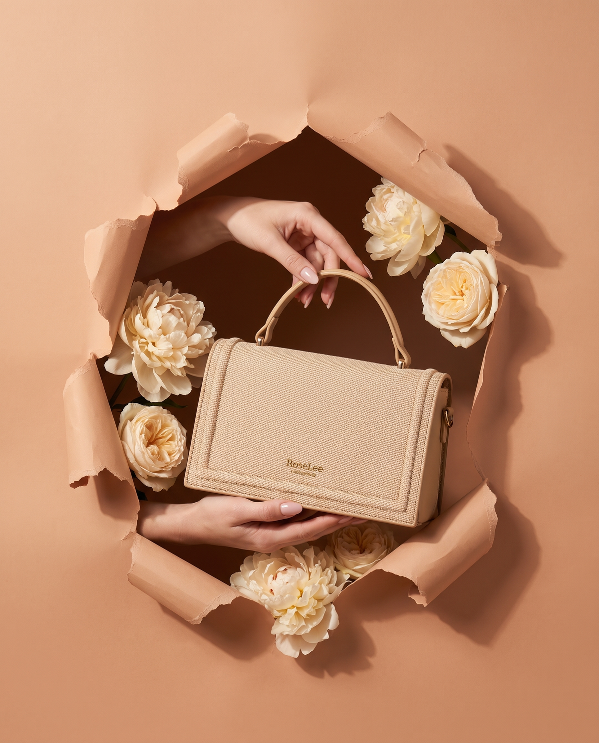 Megan handtas - Beige | LIMITED EDITION