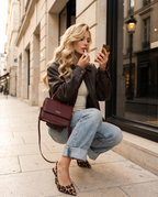 Ivy handtas - Bordeaux rood